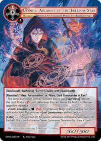 Uranus, Arcanist of the Freedom Star - Masterpiece Collection 02 "Fates Reunited!" - Force of Will card