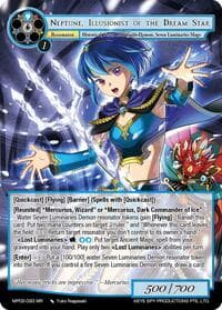 Neptune, Illusionist of the Dream Star - Masterpiece Collection 02 "Fates Reunited!" - Force of Will card