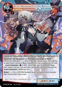 Pluto, Necromancer of the Destruction Star - Masterpiece Collection 02 "Fates Reunited!" - Force of Will card