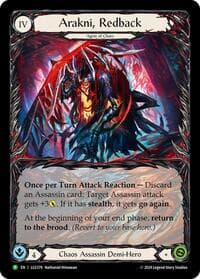 Arakni, Redback (Extended Art) - LGS379 - Flesh and Blood: Promo Cards - Flesh and Blood TCG card