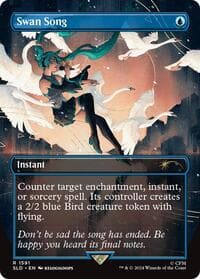 Swan Song (1591) - Secret Lair Drop Series - Magic: The Gathering card