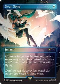 Swan Song (1591) (Rainbow Foil) - Secret Lair Drop Series - Magic: The Gathering card