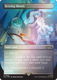 Scrying Sheets (Rainbow Foil) - Secret Lair Drop Series - Magic: The Gathering card