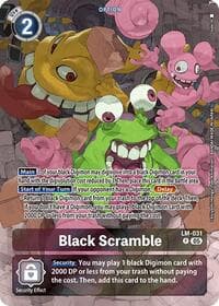 Black Scramble (Alternate Art) - Starter Deck 21: Hero of Hope - Digimon Card Game card