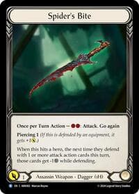 Spider's Bite - Blitz Deck: The Hunted - Arakni - Flesh and Blood TCG card