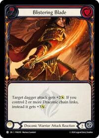 Blistering Blade (Red) - Blitz Deck: The Hunted - Fang - Flesh and Blood TCG card