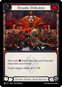 Dynastic Dedication (Red) - Blitz Deck: The Hunted - Fang - Flesh and Blood TCG card