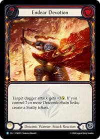 Endear Devotion (Red) - Blitz Deck: The Hunted - Fang - Flesh and Blood TCG card