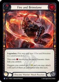 Fire and Brimstone - Blitz Deck: The Hunted - Fang - Flesh and Blood TCG card