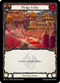 Pledge Fealty (Red) - Blitz Deck: The Hunted - Fang - Flesh and Blood TCG card