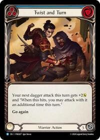 Twist and Turn (Blue) - Blitz Deck: The Hunted - Fang - Flesh and Blood TCG card