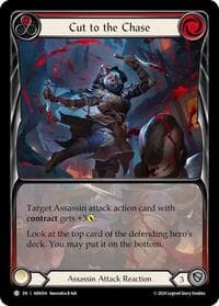 Cut to the Chase (Red) (Extended Art) - Blitz Deck: The Hunted - Arakni - Flesh and Blood TCG card