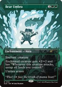 Bear Umbra - Secret Lair Drop Series - Magic: The Gathering card