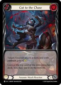 Cut to the Chase (Yellow) (Extended Art) - Blitz Deck: The Hunted - Arakni - Flesh and Blood TCG card