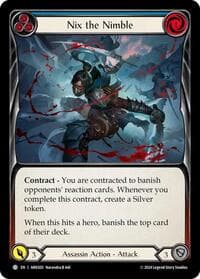 Nix the Nimble (Blue) - Blitz Deck: The Hunted - Arakni - Flesh and Blood TCG card