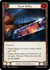 Razor Reflex (Blue) - Blitz Deck: The Hunted - Arakni - Flesh and Blood TCG card