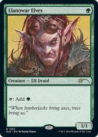 Llanowar Elves (1553) - Secret Lair Drop Series - Magic: The Gathering card