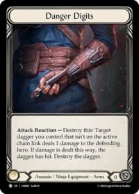 Danger Digits - Blitz Deck: The Hunted - Cindra - Flesh and Blood TCG card