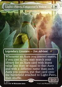 Light-Paws, Emperor's Voice (Rainbow Foil) - Secret Lair Drop Series - Magic: The Gathering card