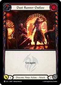 Dust Runner Outlaw (Red) - Blitz Deck: The Hunted - Cindra - Flesh and Blood TCG card