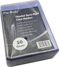 Pro Safe Semi-Rigid Card Holders (50-Pack) - Pro Safe Sleeves - Card Sleeves card