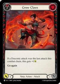 Grow Claws (Red) - Blitz Deck: The Hunted - Cindra - Flesh and Blood TCG card