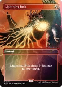 Lightning Bolt (1879) (Rainbow Foil) - Secret Lair Drop Series - Magic: The Gathering card