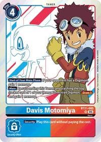 Davis Motomiya - World Convergence - Digimon Card Game card