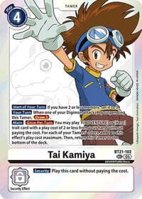 Tai Kamiya - World Convergence - Digimon Card Game card