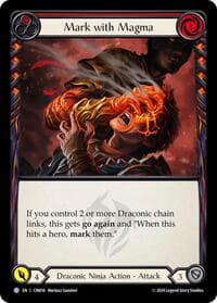 Mark with Magma (Red) - Blitz Deck: The Hunted - Cindra - Flesh and Blood TCG card