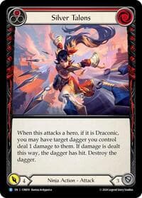 Silver Talons (Red) - Blitz Deck: The Hunted - Cindra - Flesh and Blood TCG card