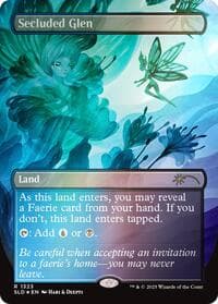 Secluded Glen (Rainbow Foil) - Secret Lair Drop Series - Magic: The Gathering card