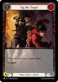 Tag the Target (Red) (Extended Art) - Blitz Deck: The Hunted - Cindra - Flesh and Blood TCG card