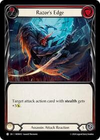 Razor's Edge (Red) - Blitz Deck: The Hunted - Arakni, Web of Deceit - Flesh and Blood TCG card