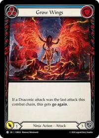 Grow Wings (Blue) - Blitz Deck: The Hunted - Cindra - Flesh and Blood TCG card