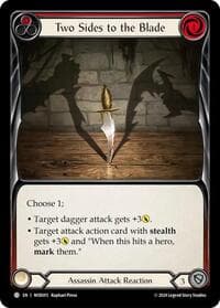 Two Sides to the Blade - Blitz Deck: The Hunted - Arakni, Web of Deceit - Flesh and Blood TCG card