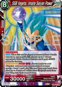 SSB Vegeta, Innate Saiyan Power - History of Z - Dragon Ball Super: Masters card