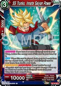 SS Trunks, Innate Saiyan Power - History of Z - Dragon Ball Super: Masters card