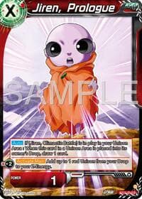 Jiren, Prologue - History of Z - Dragon Ball Super: Masters card