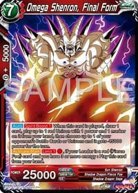Omega Shenron, Final Form - History of Z - Dragon Ball Super: Masters card