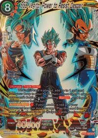 SSB Vegito, Power to Resist Despair - History of Z - Dragon Ball Super: Masters card