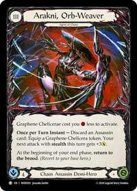 Arakni, Orb-Weaver // Arakni, Redback - Blitz Deck: The Hunted - Arakni, Web of Deceit - Flesh and Blood TCG card