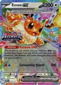 Eevee ex - 075/131 (Prismatic Evolutions Stamp) - Miscellaneous Cards & Products - Pokemon card