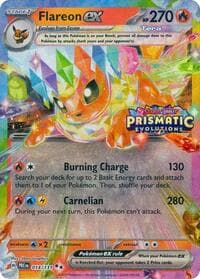 Flareon ex - 014/131 (Prismatic Evolutions Stamp) - Miscellaneous Cards & Products - Pokemon card
