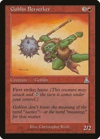 Goblin Berserker - Urza's Destiny - Magic: The Gathering card