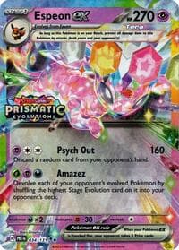 Espeon ex - 034/131 (Prismatic Evolutions Stamp) - Miscellaneous Cards & Products - Pokemon card