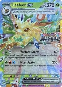 Leafeon ex - 006/131 (Prismatic Evolutions Stamp) - Miscellaneous Cards & Products - Pokemon card