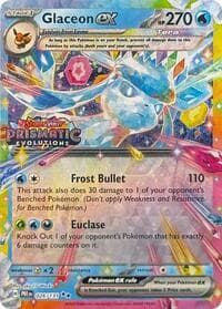 Glaceon ex - 026/131 (Prismatic Evolutions Stamp) - Miscellaneous Cards & Products - Pokemon card