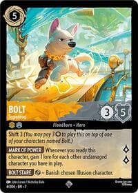Bolt - Superdog - Archazia's Island - Disney Lorcana card