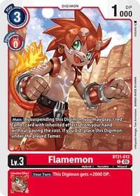 Flamemon - World Convergence - Digimon Card Game card